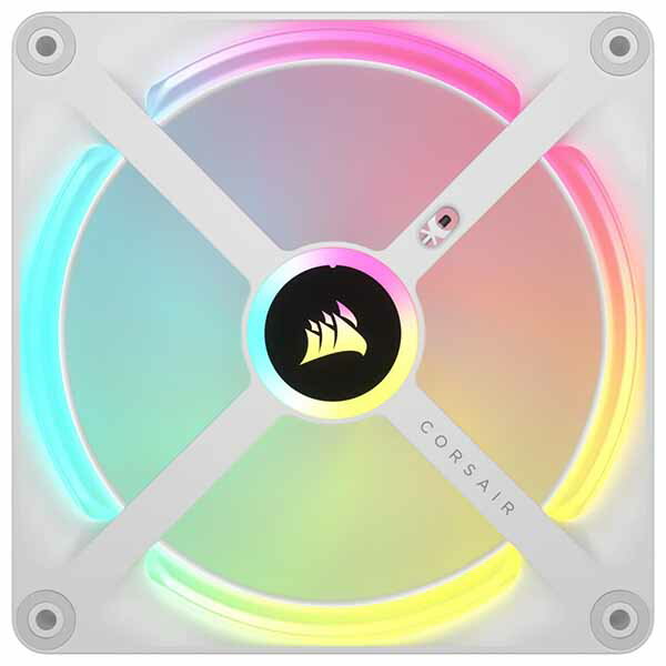 Corsair iCUE LINK QX140 RGB WHITE Expansion Kit uiCUE LINKvɑΉ ARGB LED PWMt@ zCg 140mm gLbgbCO-9051007-WW