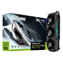 ZOTAC GAMING GEFORCE RTX 4070 Ti SUPER TRINITY BLACK ED 16GB グラフィックボード｜ZTRTX4070TISTB/ZT-D40730D-10P