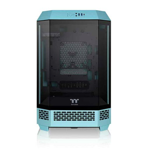 Thermaltake The Tower 300 Turquoise八角柱デザインミニタワーPCケース ターコイズ|CA-1Y4-00SBWN-00 Thermaltake The Tower 300 Turquoise八角柱デザインミニタワーPCケース ターコイズ|CA-1Y4-00SBWN-00