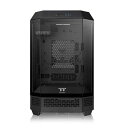 【訳あり】【アウトレット特価・新品】Thermaltake The Tower 300 Black 八角柱デザインのミニタワー型PCケース ブラック|CA-1Y4-00S1WN-00(2)