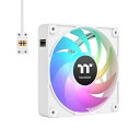Thermaltake CT120 EX ARGB Sync PC Cooling Fan 3 Fan Pack -White- 磁気デイジーチェーン接続対応 120mmファンx3 ホワイト|CL-F190-PL12SW-A(2)