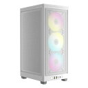 【訳あり】【アウトレット特価・新品】Corsair iCUE 2000D RGB AIRFLOW - ITX Tower - White ミニタワー型PCケース...