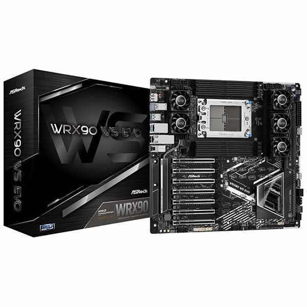 ASRock WRX90 WS EVO ワークステーション向けSSI-EEBマザーボード｜WRX90 WS EVO