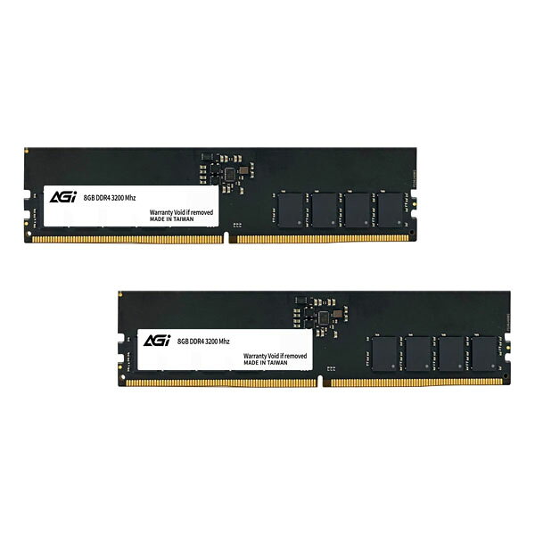 AGI 16GB(8GBx2) DDR4-3200MHz (PC4-25600) UDIMM 22-22-22-52 1.2V｜AGI320008UD138-DT