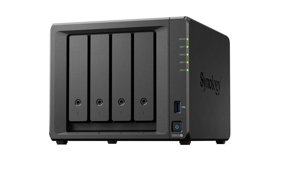 【訳あり】【アウトレット特価・新品】Synology DiskStation DS925+ AMD RYZEN 1500B CPU搭載多機能4ベイNASサーバー｜DS925+