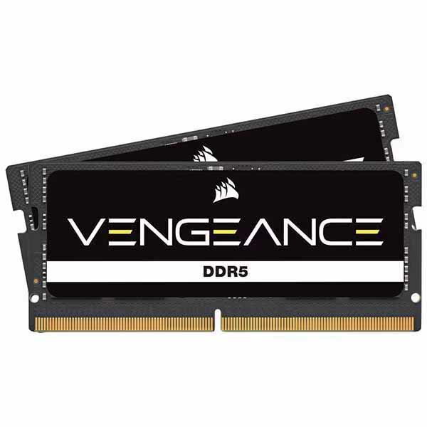 樂天商城 - Corsair 32GB(16GBx2) DDR5-5200(PC5-41600) CL44 VENGEANCE SODIMM 1.1V｜CMSX32GX5M2A5200C44