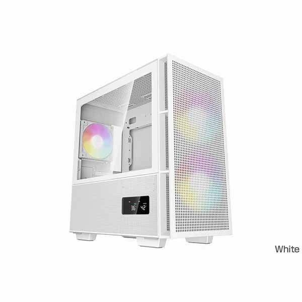 Rakuten - Deepcool CH360 DIGITAL WH ミニタワー型PCケース ホワイト｜R-CH360-WHAPE3D-G-1