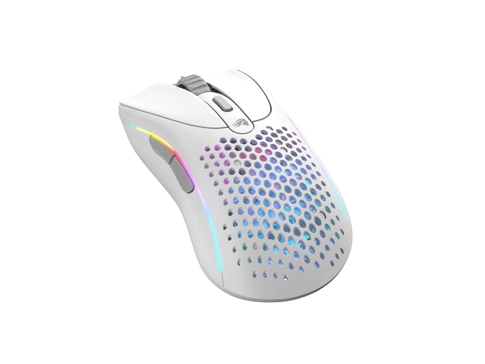 Rakuten - Glorious Model D 2 Wireless - Matte White 「BAMF 2.0」光学式センサーを採用したワイヤレスマウス マットホワイト｜GLO-MS-DWV2-MW