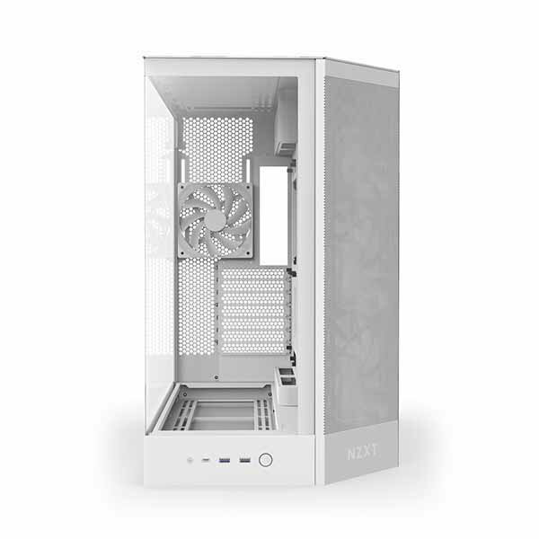 樂天商城 - NZXT H9 Flow (2025) - White 大型デュアルチャンバー構造採用 ミドルタワーATXエアフローケース ホワイト｜CM-H92FW-01