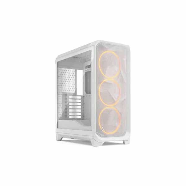 Fractal Design Meshify 3 White RGB TG Clear Tint ミドルタワー型PCケース クリアティント 強化ガラスパネル ホワイト｜FD-C-MES3A-07