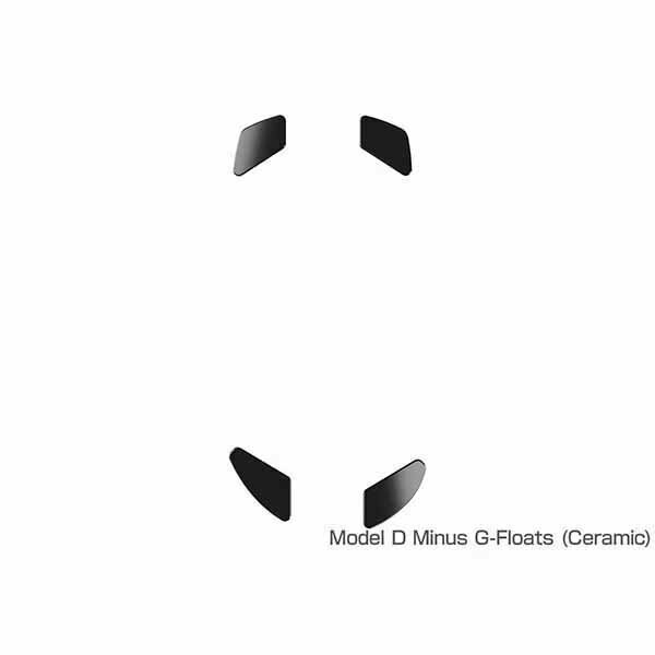 樂天商城 - Glorious Model D Minus G-Floats (Ceramic) セラミック素材の交換用マウスソール｜GLO-FT-DM-GF