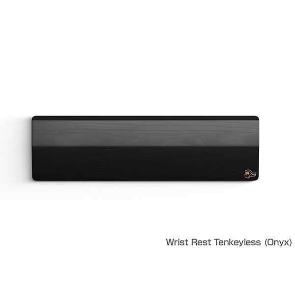 Glorious Gaming Wooden Wrist Rest - TENKEYLESS (TKL) - Onyx/Black 木製リストレスト（テンキーレスキーボード用）｜GV-87-DARK