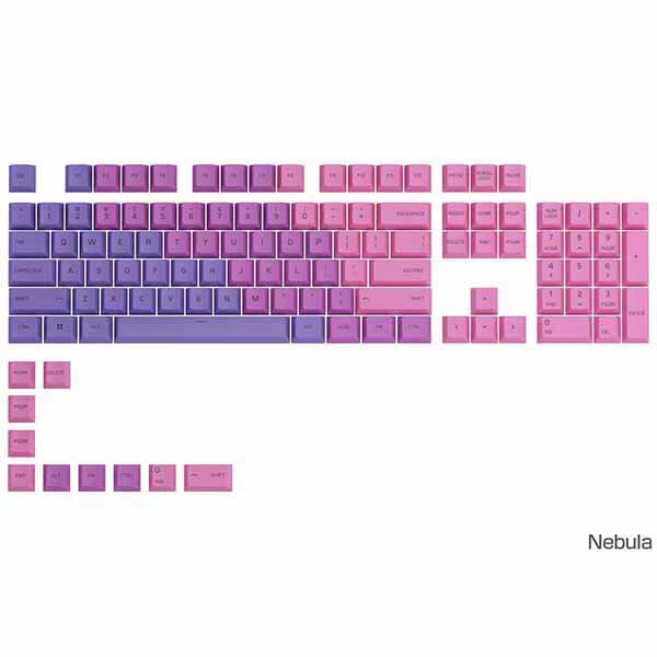 樂天商城 - 【訳あり】【アウトレット特価・新品】Glorious PBT Nebula Key Caps キーキャップセット ネビュラ｜GLO-KC-GPBT-N