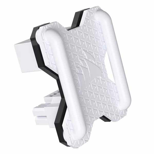 樂天商城 - Corsair 12V-2x6 GPU Power Adapter Style A White アングルアダプター ホワイト｜CP-8920370