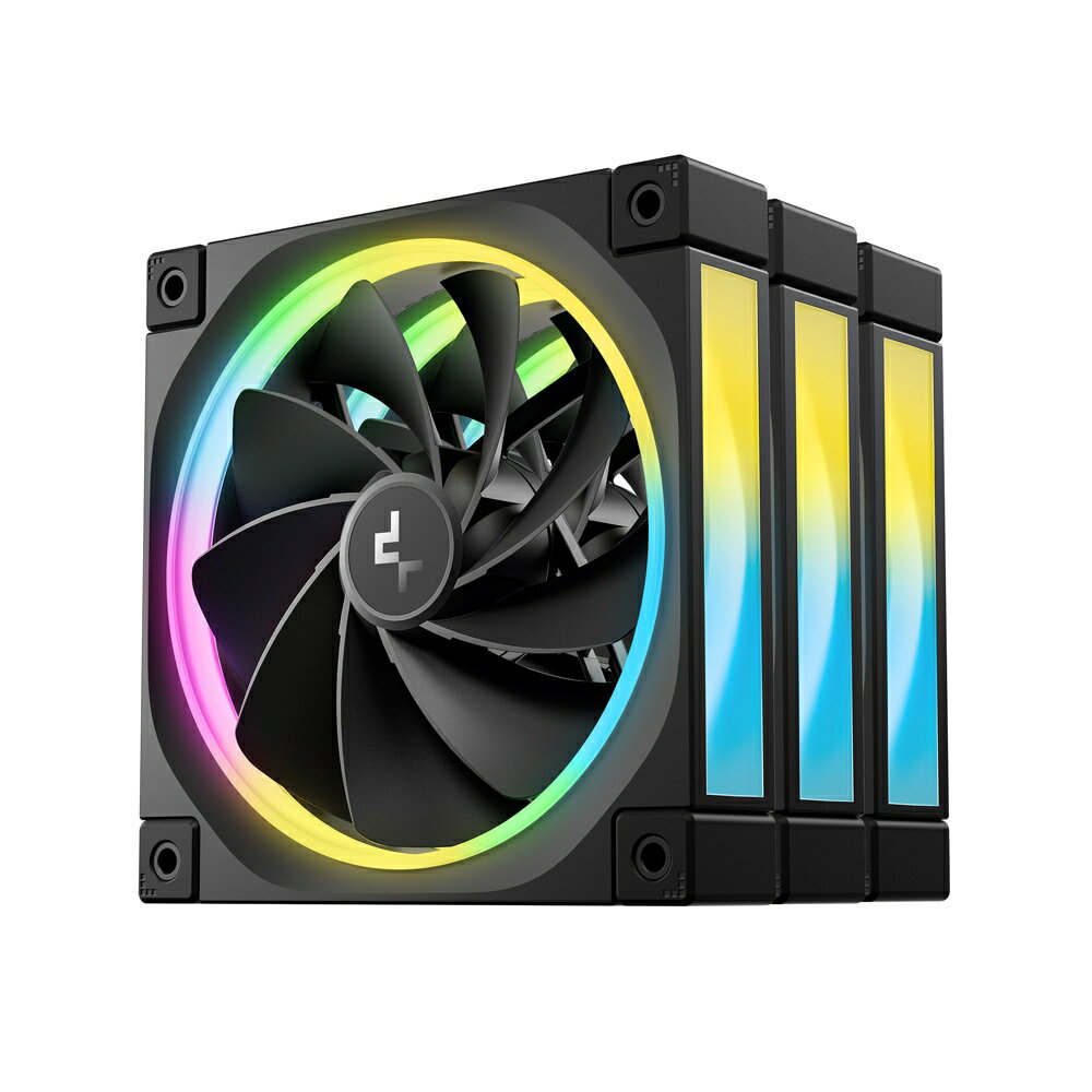 Deepcool FL12R-3 IN 1 PC�������ե��� 3�ĥ��å� �֥�å���R-FL12R-BKAPN3-G