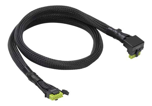 配線しやすいL型コネクタを採用。PCI Express 5.1に対応する、ASRock社製電源ユニット用の12V-2x6モジュラーケーブル [特徴] ・ATX 3.1に準拠、PCI Express 5.1に対応 ・ASRock社製電源ユニットに対応 ・配線しやすいL型コネクタ、2色デザインを採用 ・最大定格電力600Wに対応する16AWGケーブルを採用 ・温度センサーによる過熱保護機能に対応（Taichiシリーズ、Phantom Gamingシリーズ使用時のみ） [仕様] 製品名： ASRock 12V2x6 L型コネクタ 対応製品：ASRock社製電源ユニット（750W以上） ケーブル長：700mm コネクタ：12V-2x6 保証期間：2年 型番：CB-12V2X6L600W JANコード：4717677337358
