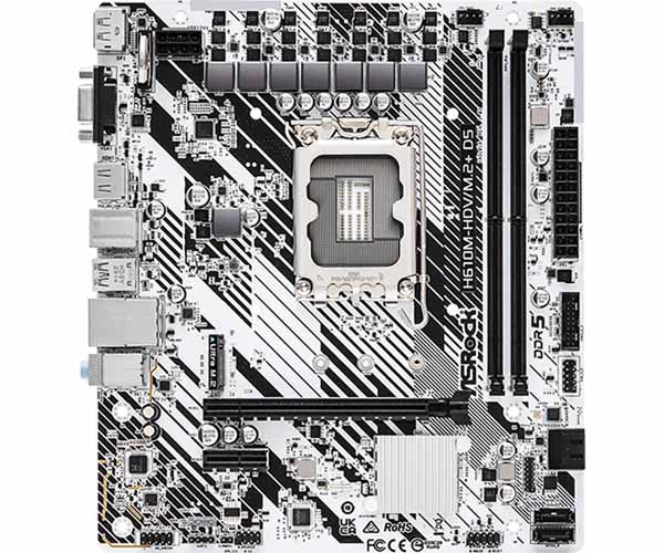 ASRock H610M-HDV/M.2+ D5 マザーボード｜H610M-HDV/M.2+ D5