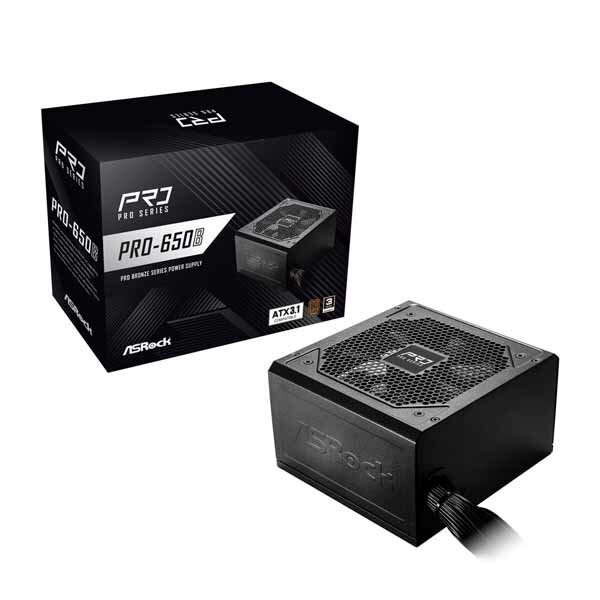樂天商城 - ASRock PRO-650B ATX3.1対応 80PLUS Bronze認証電源ユニット 650W｜PRO-650B
