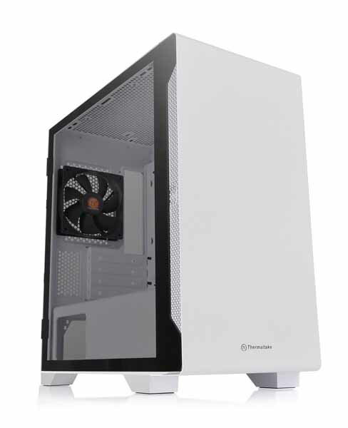 【訳あり】【アウトレット特価 新品】Thermaltake S100 TG Snow Edition ミニタワー型PCケース ホワイト｜CA-1Q9-00S6WN-00