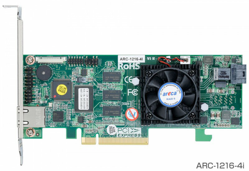 Areca ARC-1216-4I SAS/SATA SFF-8643 RAIDアダプタ(ARC-1216-4I)