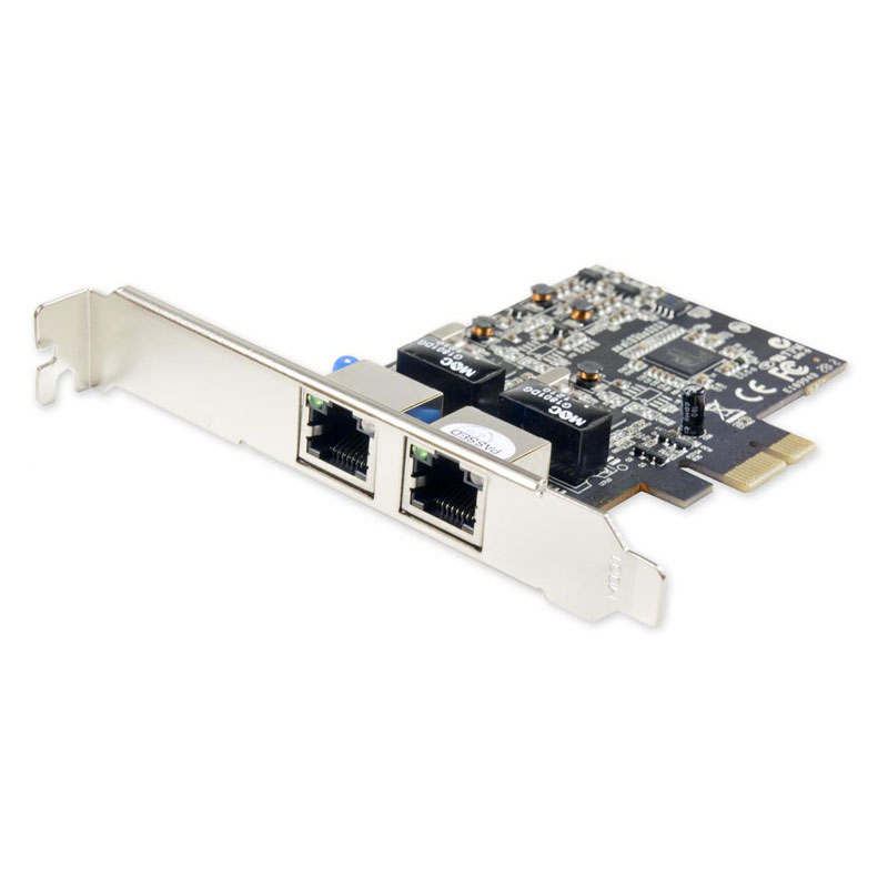 Rakuten - SYBA 2ポート Gigabit Ethernet PCI-e x1 ネットワークカード (SY-PEX24028)