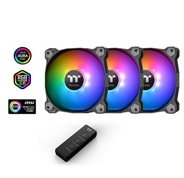 Thermaltake Pure 12 ARGB Sync -3Pack- 120mmファン 3個セット｜CL-F079-PL12SW-A