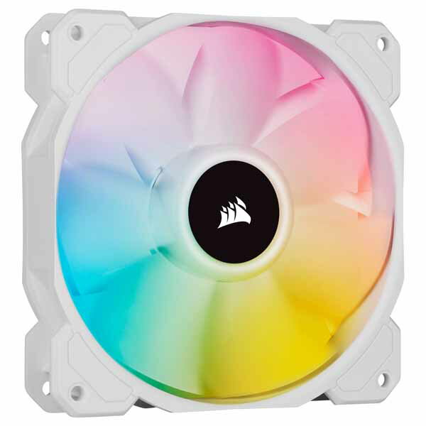 Corsair iCUE SP120 RGB ELITE White 増設用 -Single Pack- PWMファン ホワイト｜CO-9050136-WW