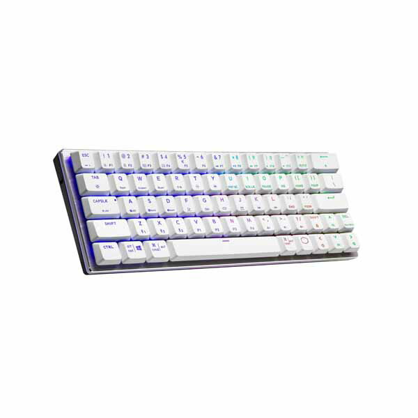 Cooler Master SK622 White オンザフライシステム搭載 有線/無線両対応キーボード ホワイト｜SK-622-SKTR1-US