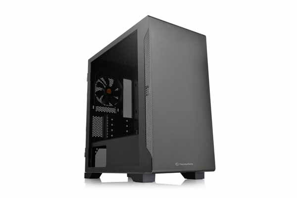 Thermaltake S100 TG ミニタワー型PCケース ブラック｜CA-1Q9-00S1WN-00