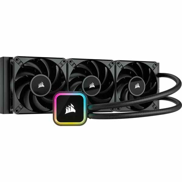 Corsair iCUE H150i RGB ELITE |vwbhARGB ̌^CPUN[[ 120mmx3bCW-9060060-WW