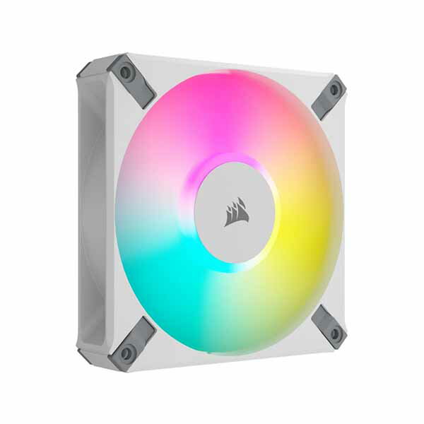 Corsair iCUE AF120 RGB ELITE WHITE Single Pack（増設用） 120mm x1 ホワイト｜CO-9050157-WW