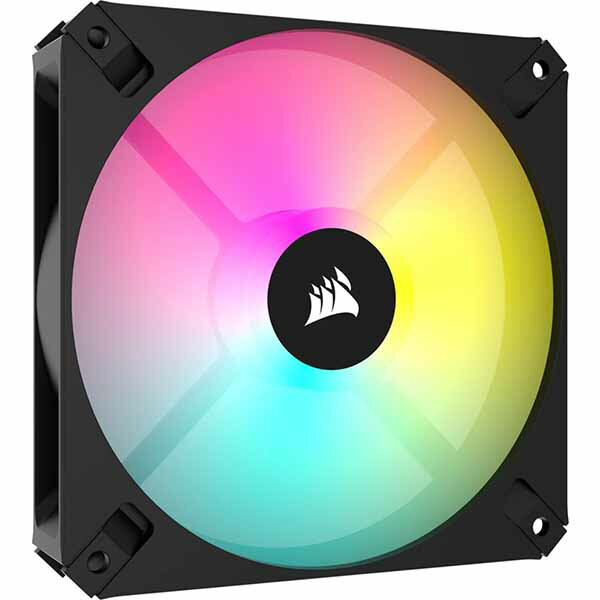 Corsair iCUE AR120 RGB ELITE Single Pack 120mm x1 ブラック ファン単品モデル｜CO-9050166-WW