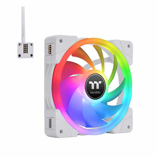 Thermaltake SWAFAN EX12 RGB White (3-Fan Pack) マグネットで連結 120mmファンx3 ホワイト｜CL-F161-PL12SW-A