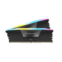Corsair 32GB(16GBx2) DDR5 6000MT/s (PC5-48000) 36-44-44-96 UDIMM XMP 3.0 VENGEANCE RGB ブラック PCB 1.4V|CMH32GX5M2E6000C36(2)