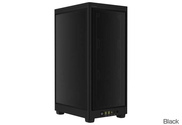 【訳あり】【アウトレット特価・新品】Corsair 2000D AIRFLOW - ITX Tower - Black ミニタワー型PCケース ブラック｜CC-9011244-WW