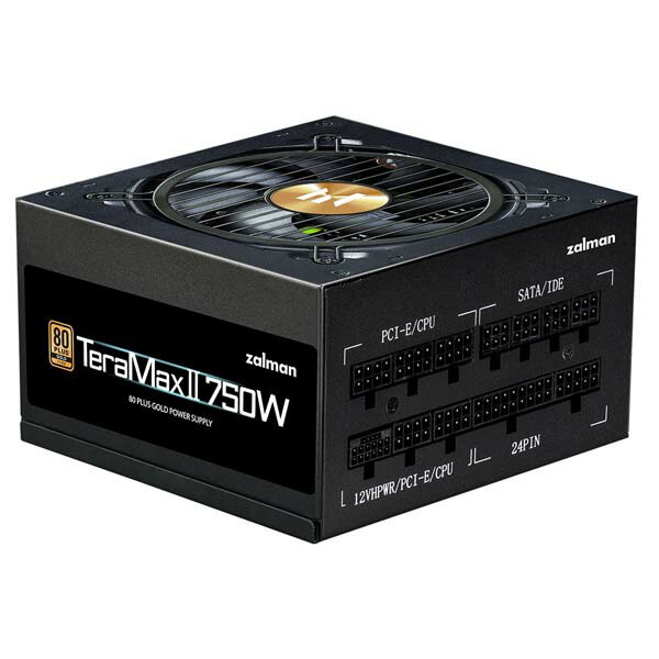 ZALMAN ZM750-TMX2 電源ユニット 750W 80PLUS GOLD認定 ブラック｜ZM750-TMX2