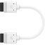 Corsair iCUE LINK Cable, 2x 100mm with Straight connectors, White iCUE LINK対応デバイスを接続するストレートケーブル ホワイト｜CL-9011129-WW