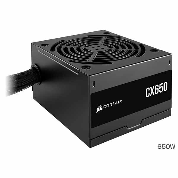 Corsair CX650 2023 奥行き125mmのコンパクト設計採用 電源ユニット 650W｜CP-9020278-JP