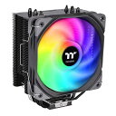 Thermaltake UX200 SE/Air Cooler マザーボードのイルミネーションと同期可能 サイドフロー型CPUクーラー ブラック|CL-P105-AL12SW-A
