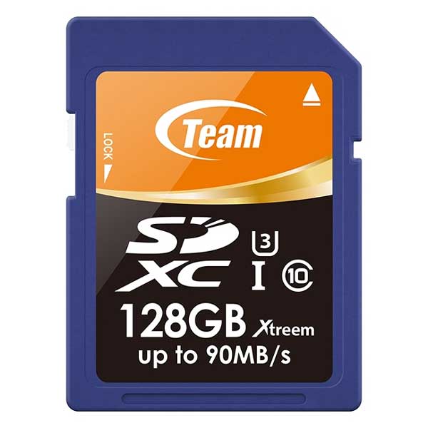 【訳あり】【アウトレット特価・新品】Team SDXCカード(U3) 128GB｜TSDXC128GU301