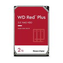 WesternDigital Red Plus 容量2TB SATA 6Gb/s 5400rpm 64MB 512e 3.5インチ HDD｜WD20EFPX