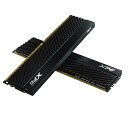 ADATA XPG GAMMIX D45 32GB(16GBx2) DDR4 3200MHz(PC4-25600) U-DIMM DUAL COLOR BOX ブラック|AX4U320016G16A-DCBKD45