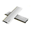 ADATA XPG GAMMIX D45 32GB(16GBx2) DDR4 3200MHz(PC4-25600) U-DIMM DUAL COLOR BOX ホワイト|AX4U320016G16A-DCWHD45