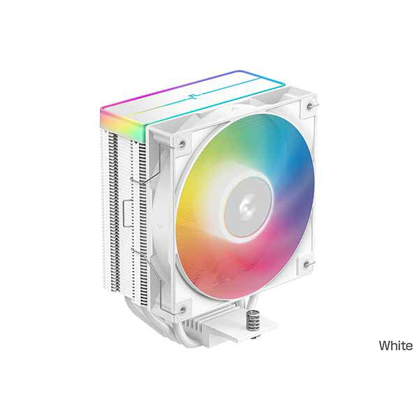 樂天商城 - Deepcool AG400 WH ARGB V2 CPUクーラー 220W TDP 高効率120mm ARGB PWMファン ホワイト｜R-AG400-WHAMMN-GJD