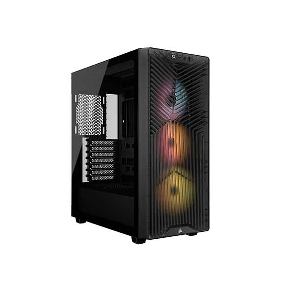 Rakuten - Corsair 3200D RS ARGB ミドルタワー型PCケース スモーク｜CC-9011346-WW