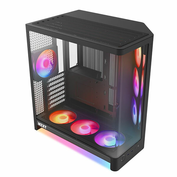 樂天商城 - NZXT H6 RGB+(2026) Black ミドルタワーPCケース ブラック｜CC-H62FB-P1