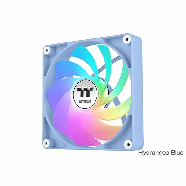 Rakuten - 【訳あり】【アウトレット特価・新品】Thermaltake CT120 Reverse ARGB Sync PC Cooling Fan 2 Pack Hydrangea Blue 120mmファンx2 ハイドランジアブルー｜CL-F200-PL12BU-A