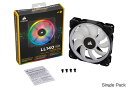 Corsair LL140 RGB Single Pack 140mm径ファン LL140 RGBシリーズ増設用｜CO-9050073-WW