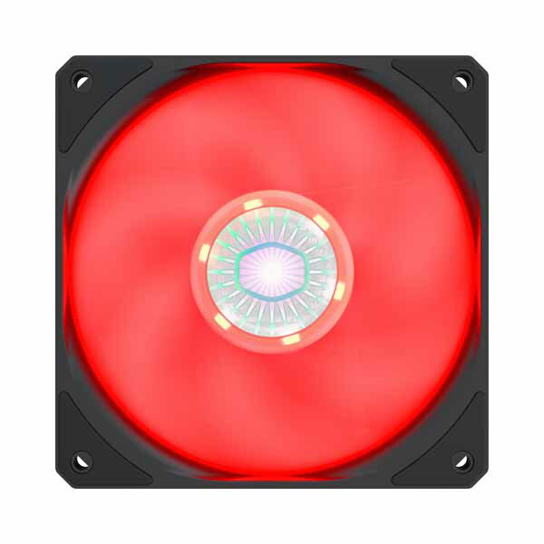 Cooler Master SickleFlow 120 Red レッドLED ファン 本体ブラック｜MFX-B2DN-18NPR-R1