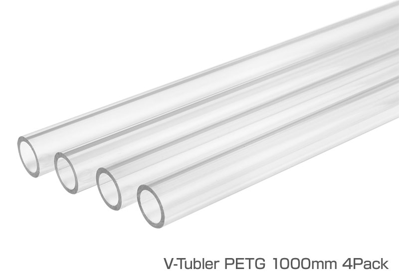 Thermaltake V-Tubler PETG Tube 16mm OD 1000mm 4Pack Pacificシリーズ用チューブ (CL-W116-PL16TR-A)